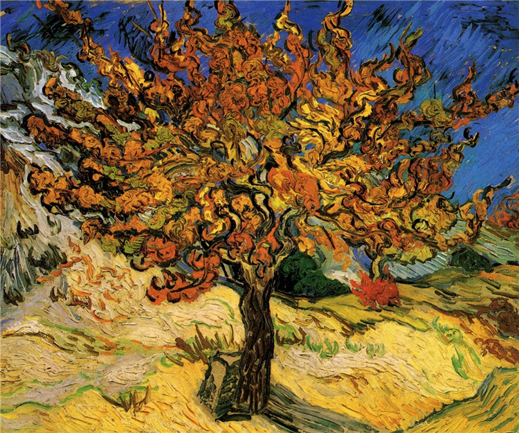 The Mulberry Tree Van Gogh Oil Painting